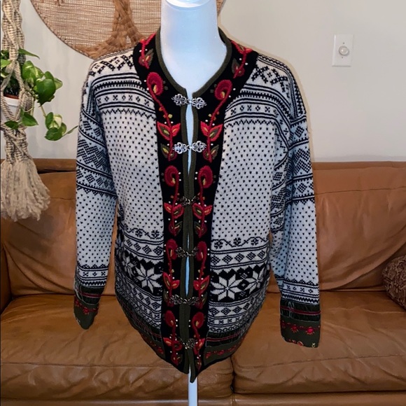 Vintage Sweaters - Vintage Nordic Design wool sweAter